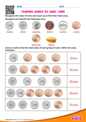 Counting Money by Using Coins